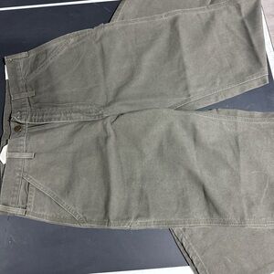 Olive Carhartt carpenter pants
